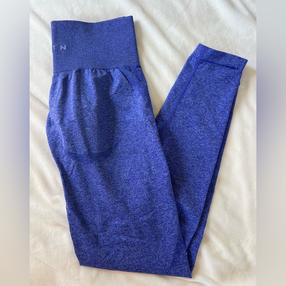 NVGTN Contour Electric Blue Heather Leggings